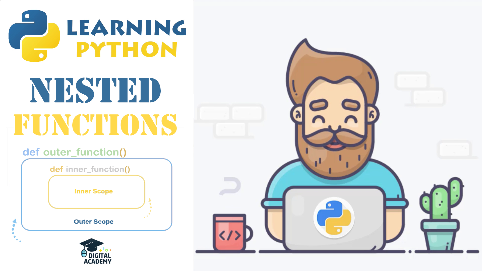 Functions in Python - Nested Functions (+ Overview)