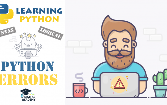 Exceptions in Python: Types of Errors in Python (Syntax, Logical)