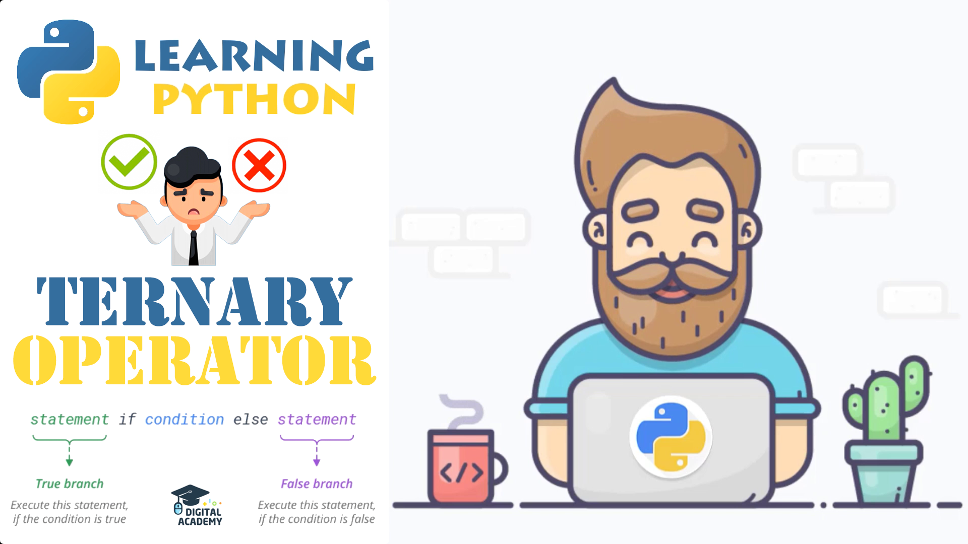 Conditional Statements - Ternary Operators in Python (One-Line IF)