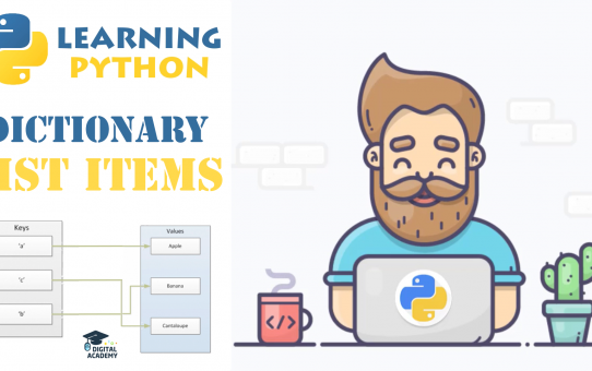 List Items from a Dictionary in Python (Keys, Values, Items)