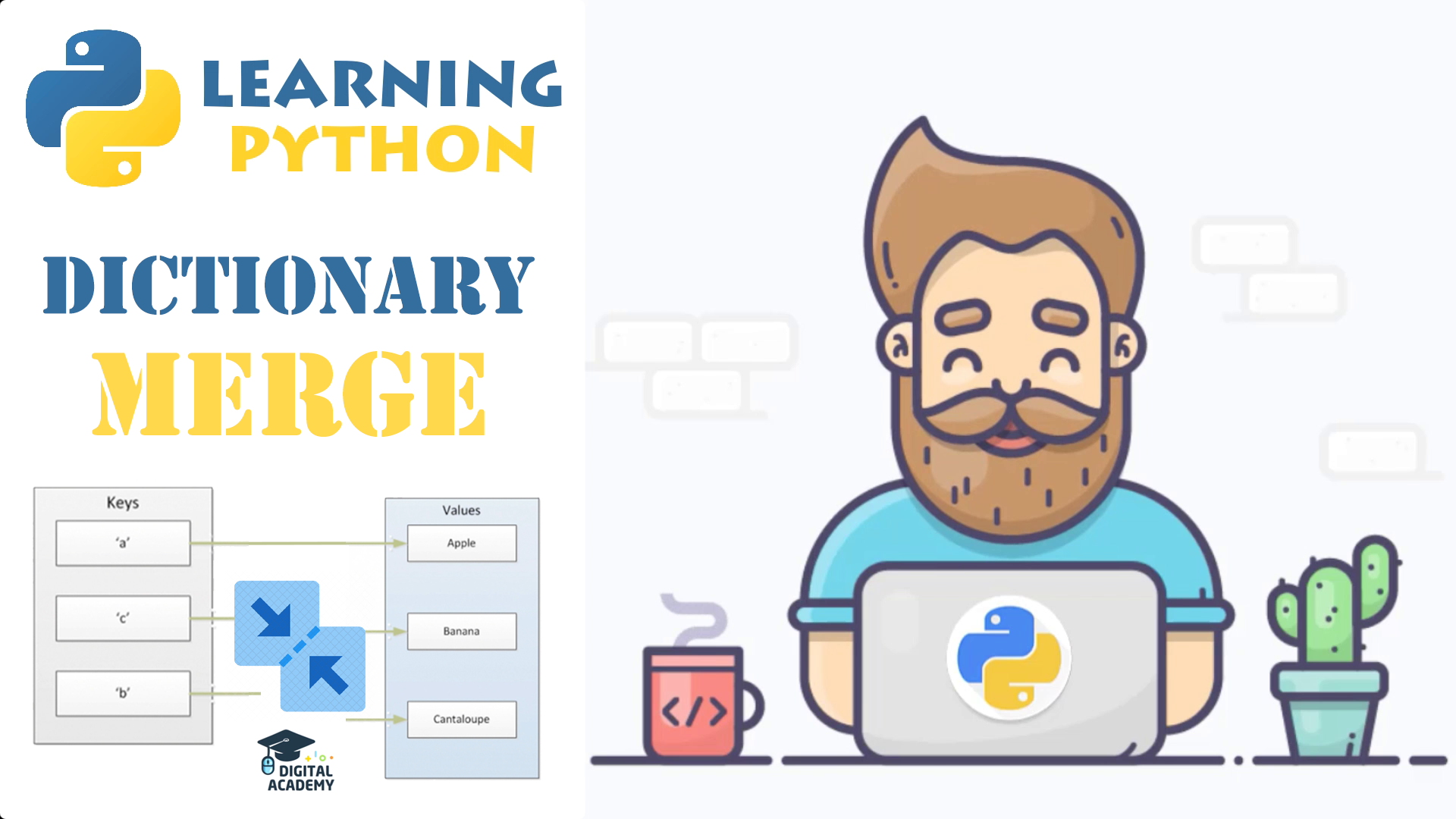 Dictionary in Python - Merge 2 Dictionary (Update)