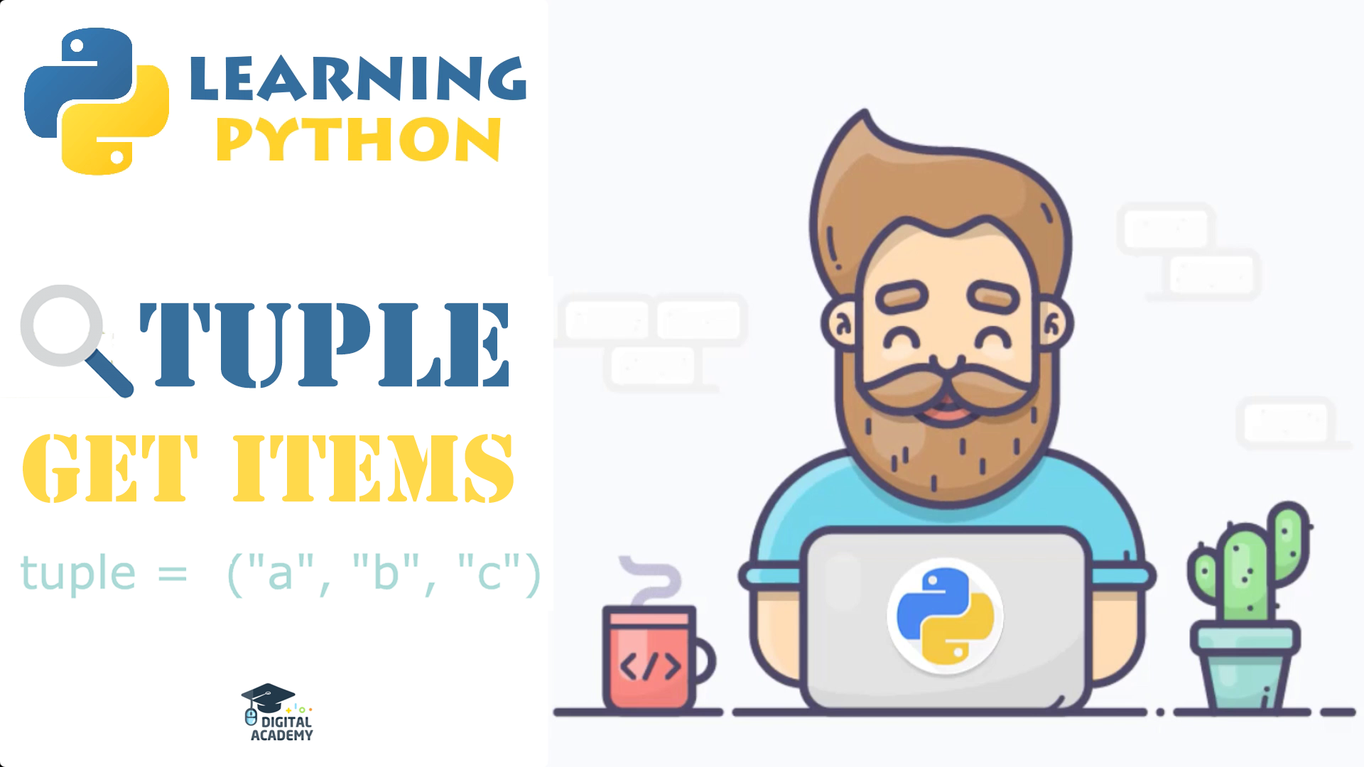 Tuples in Python - Access Items from a Tuple (Indexing)