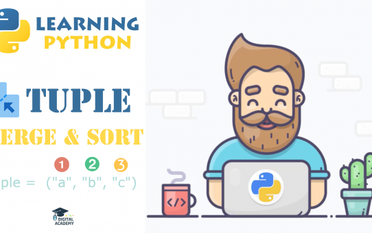 Merge and Sort Items of a Tuple in Python